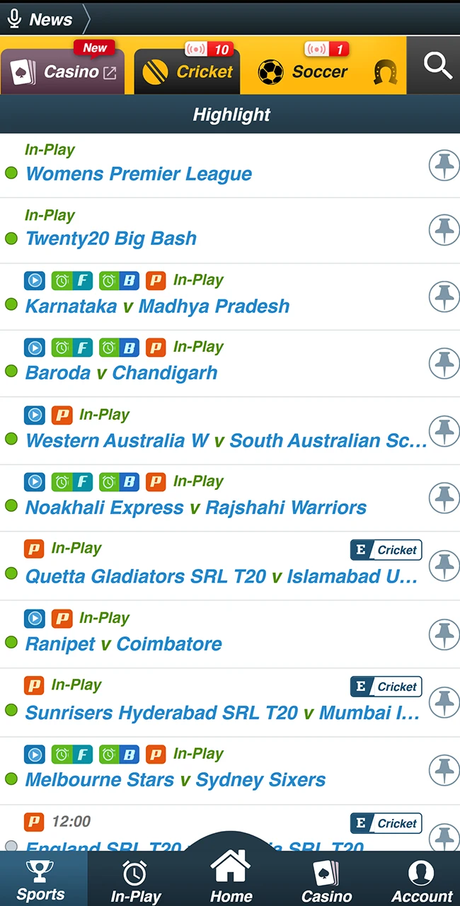 Place sports bets on Babu88 website in Bangladesh.