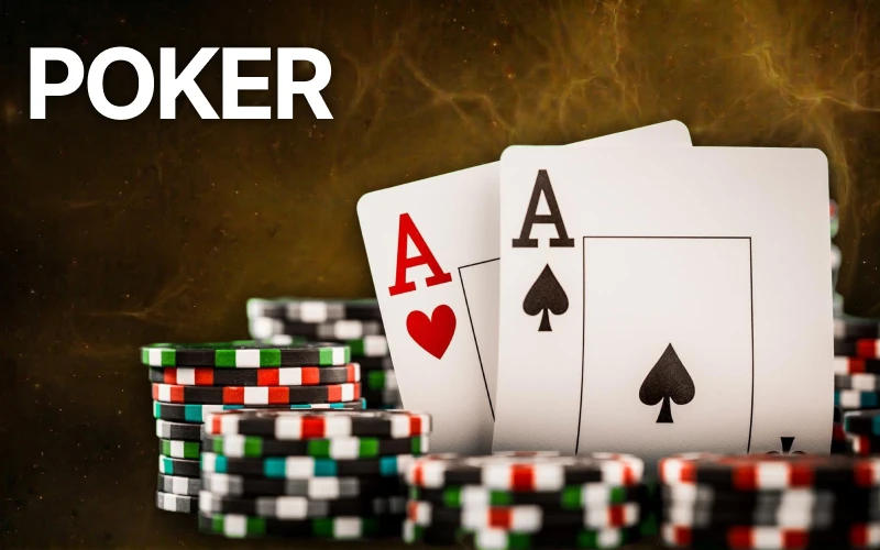 Live casino poker games including Casino Hold'em and Three Card.